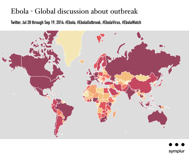 ebola on social media - global discussion