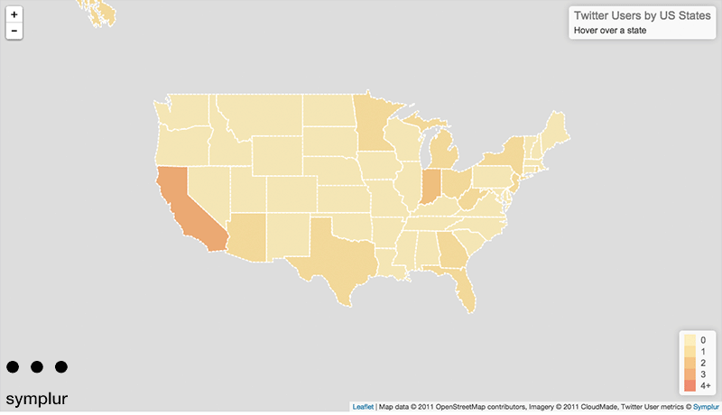 User Locations of #wddchat14 Tweets (US Only), by Hour